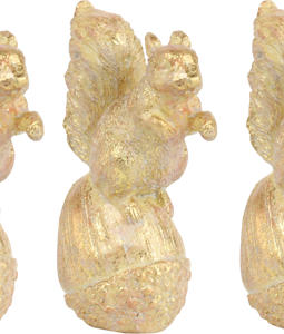 3627 SQUIRLS GOLDEN ACORN S/3
